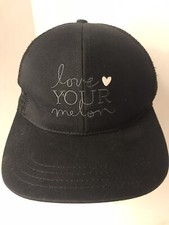 love your melon hat Black Adjustible Strap Made In The USA