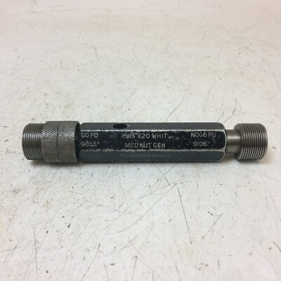 Go / No Go 15/16'' x 20 - WEISS - Go/No Go Stecker Gewindelehre (gebraucht)