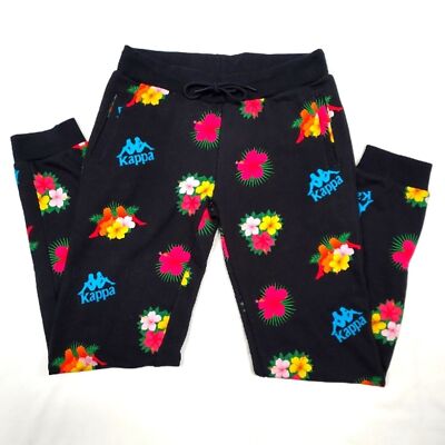 Kappa Medan Tropical Print Track Pants Sport Trousers L
