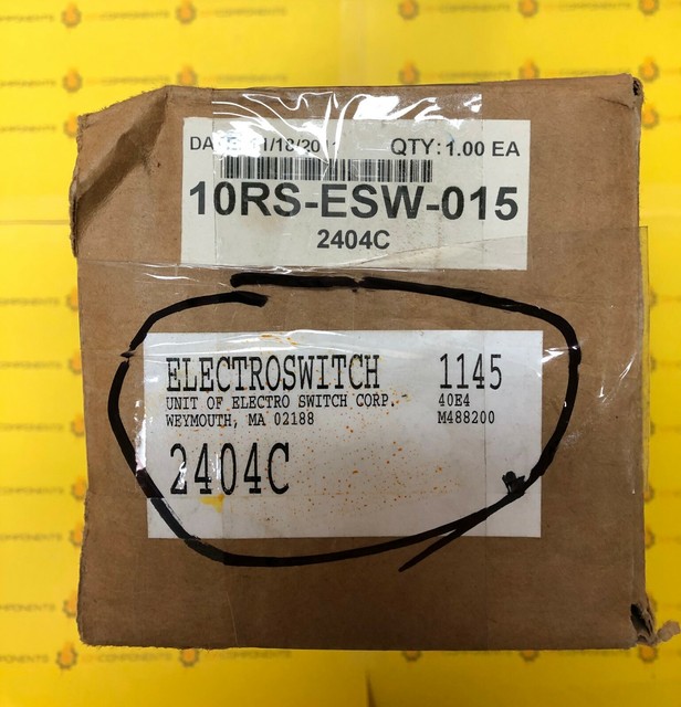 ELECTROSWITCH CORP 2404C SERIES 24, 30A, 600VAC AC AMMETER CONTROL SWITCH eBay