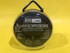 Black Altec NanoPods Truly Wireless Earbuds NEW