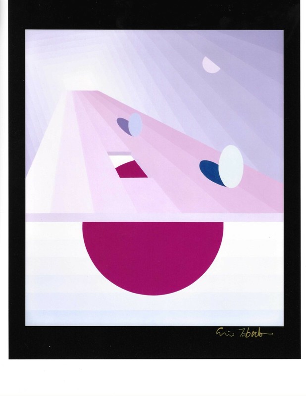 Abstract Art Color Photograph signed