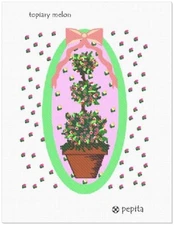Topiary Melon Needlepoint Canvas (Floral/Flower/Nature)