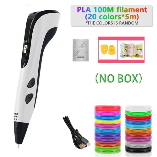 Set penna per stampa 3D per bambini penna stampante 3D con filamento 200M PLA/ABS regalo bambini - Foto 23 di 27