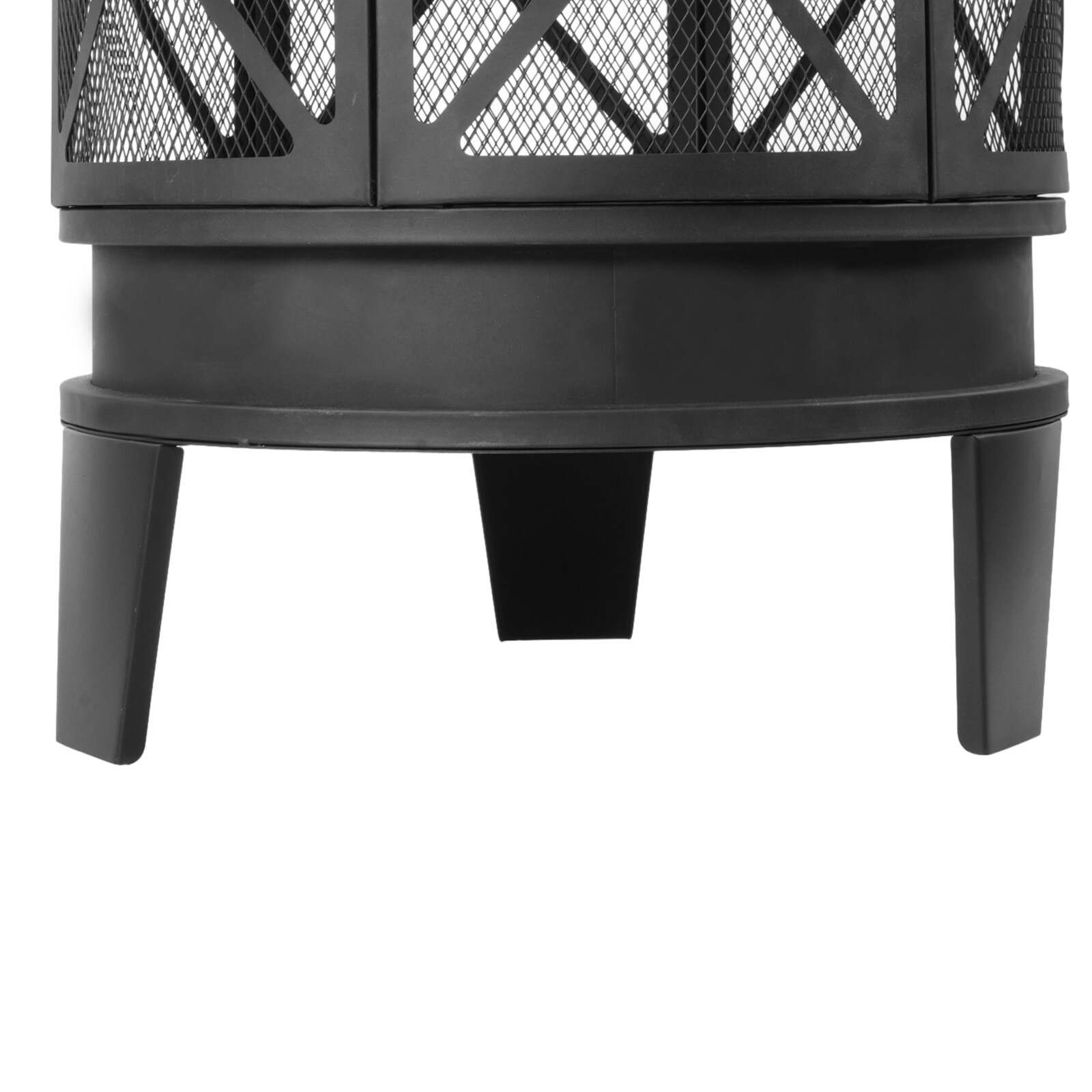 CLARFEY Fire Pit Stove Heater Wood Burning Garden Backyard Deck Patio