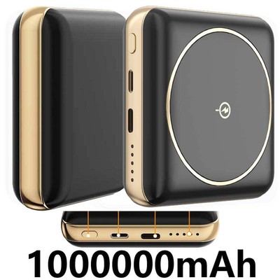 1000000mAh Wireless Power Bank Mag Safe Backup Portable Fast Charger Magnetic