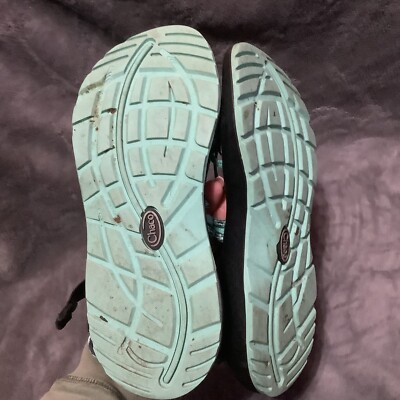 Chacos ZX/3 Classic Chukawalla Aqua Sandals Sz W 8 | eBay