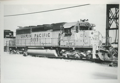 #ad Union Pacific 3000hp DRS SD40 2 #3155 Bensenville Ill Train Photo $6.50