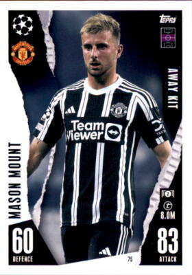 Champions League EXTRA 2023/24 Card 75 - Mason Mount - Away Kit