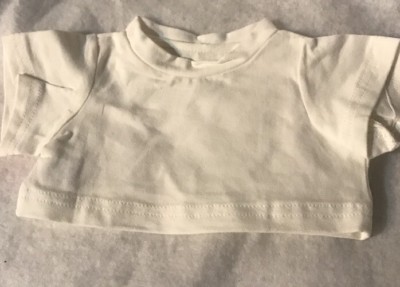 My Storytime Friends Stuffed Animal Doll Fits Build Bear Clothing White T Shirt