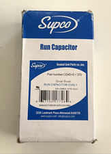 HVAC AC Oval Dual Motor Run Capacitor 45 5 MFD 370 Volt Open Box