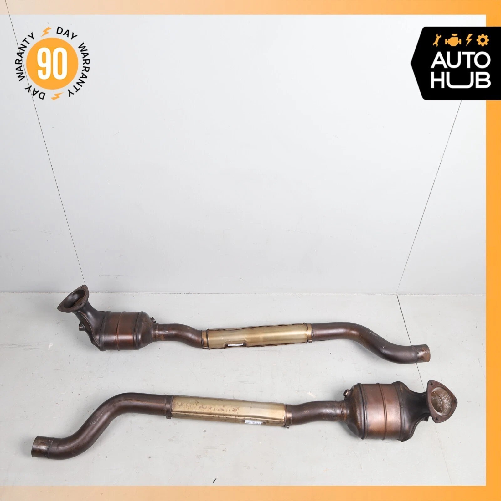 08-19 Maserati GranTurismo M145 Engine Exhaust Downpipes Right & Left Set OEM
