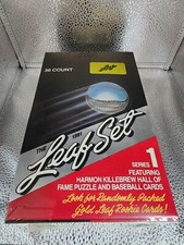 1991 LEAF BASEBALL SERIES 1 FACTORY SEALED BOX 36 PACKS MINT