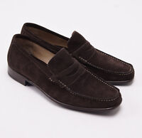 $900 Sutor Mantellassi Chocolate Brown Calf Suede Penny Loafer Us 11 D Shoes on sale $900 Sutor Mantellassi Chocolate Brown Calf Suede Penny Loafer Us 11 D Shoes on sale