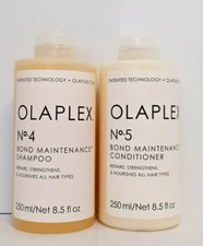 Olaplex No.4 Bond Maintenance Shampoo & No.5 Conditioner Set 8.5 oz. NEW!!!!