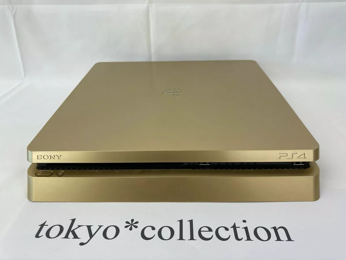 Sony PlayStation 4 PS4 Slim 1TB Gold Game Console Limited Edition Fast Free  Ship