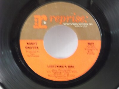 Nancy Sinatra,Reprise 0620,''Lightning's Girl''US,7''45,Juke Box strip,1967, Mint-