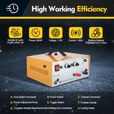 Pulse Spot Welder, Pulse Jewelry Welder, Welding Machine Pulse Sparkle Spot 80A