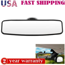 Car Truck Boat Suction Cup Rearview Mirror Interior Rear View Enhancement Clear