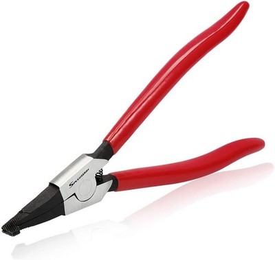 SPEEDWOX 8 Inches Lock Ring Pliers for Removing 8' - ultra light, Red 