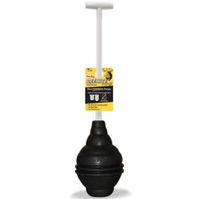 Heavy Duty Toilet Plunger Universal Seal All Bowl Shapes Powerful Clog Removal