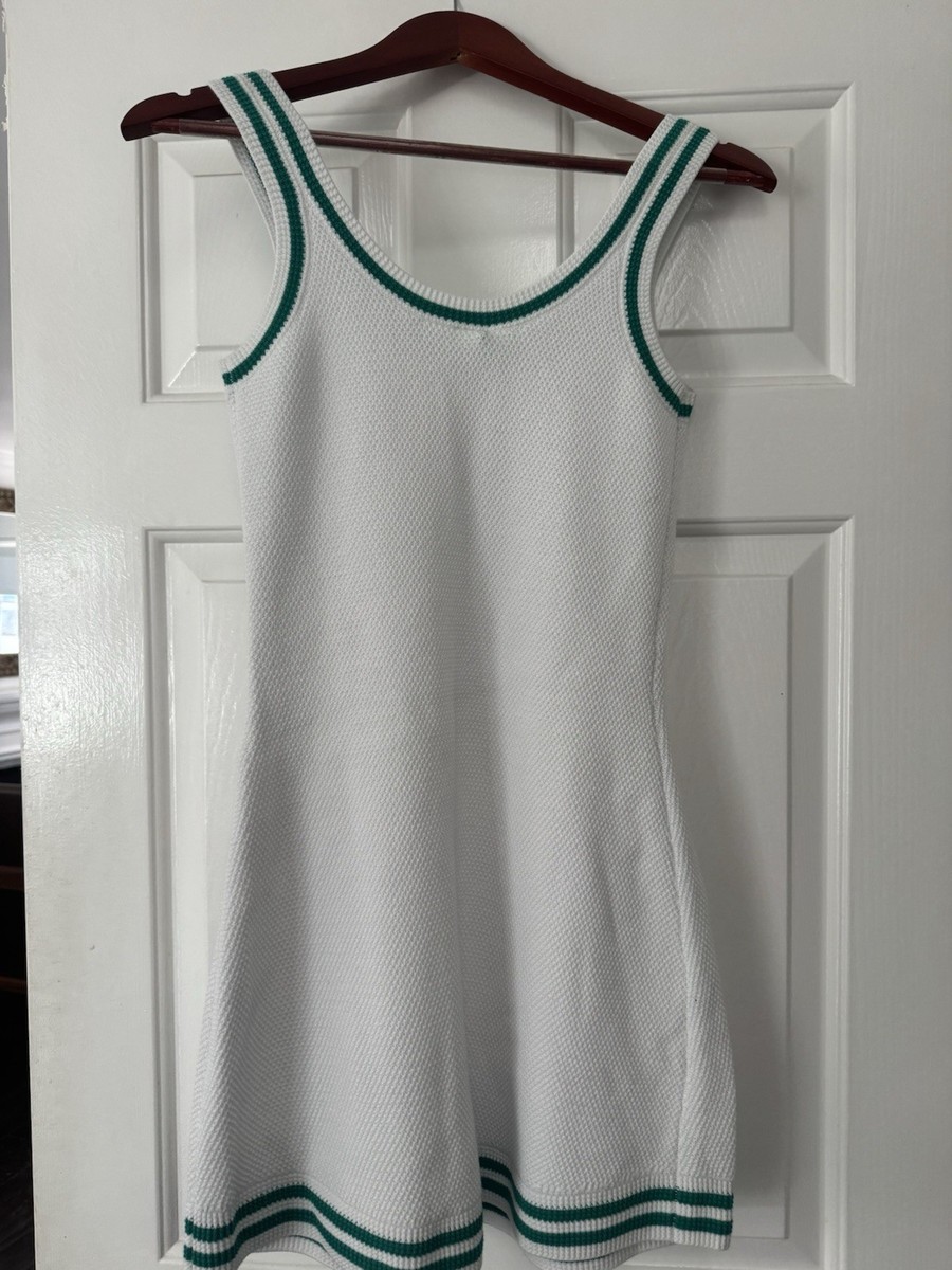 alo tennis club sweater knit dress Spruce Green size S | eBay