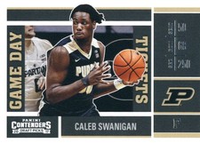 2017-18 Panini Contenders Draft Picks Game Day Tickets #27 Caleb Swanigan - BSK