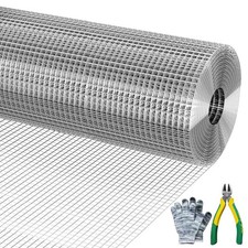 Galvanizing Hardware Cloth 1/2" x 1/2" 16 in x 50 ft, 19 Gauge Chicken Wire F... 0.99 per foot