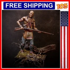 1/24 75MM resin Soldier unpainted model kit, military theme, unassembled and ...