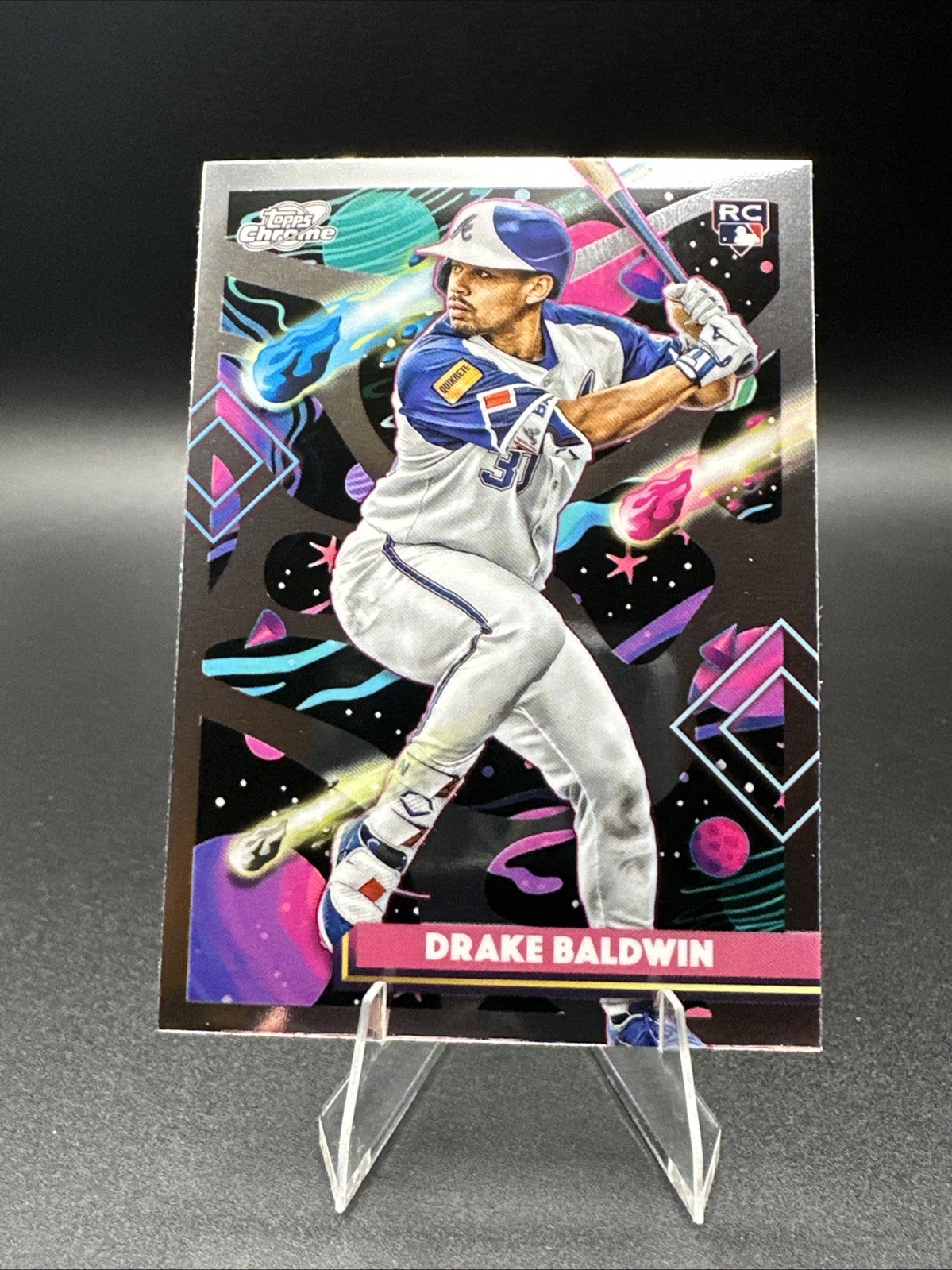 2025 Topps Chrome Cosmic #96 Drake Baldwin Refractor