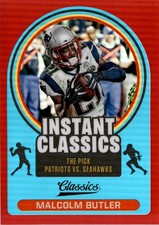 2021 Panini Classics #IC-14 Malcolm Butler Instant Classics Red /50