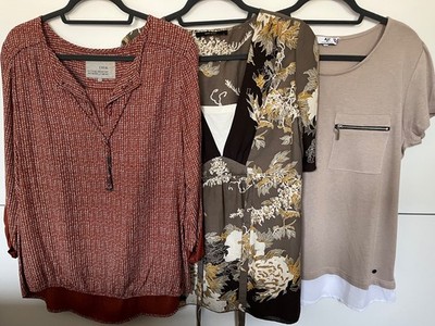 Cecil Tunika Viskose M , Vera Moda Bluse Schlupfbluse L , AJC Shirt 40