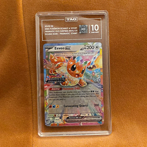 Eevee ex graded TAG 10 for sale on eBay