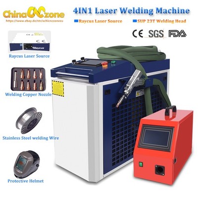 Raycus 1500W 2000W 3000W 4IN1 Fiber Laser Welding/Cleaning/Cutting/Machine IN EU