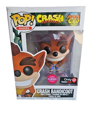 Funko Pop Games Crash Bandicoot #273 Flocked Gamestop Figura Vinilo Funk Pop