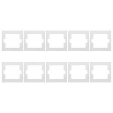 10Pcs Switch Fireproof Outlet Gasket Fiberglass Insulation Plate White Durable
