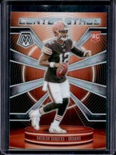 2025 Panini Mosaic Shedeur Sanders Center Stage RC Silver Prizm #12 Browns