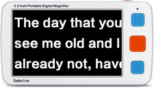 5" Digital Video Magnifier, Portable Reading Aid