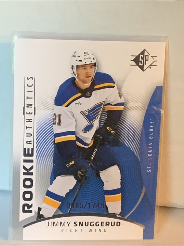 2025-26 SP Rookie Authentic Jimmy Snuggerud 985/1749   