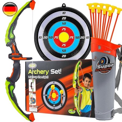 Bogenschießen Set, Pfeil und Bogen Set für Kinder, Bogenschießen Spielzeug Set