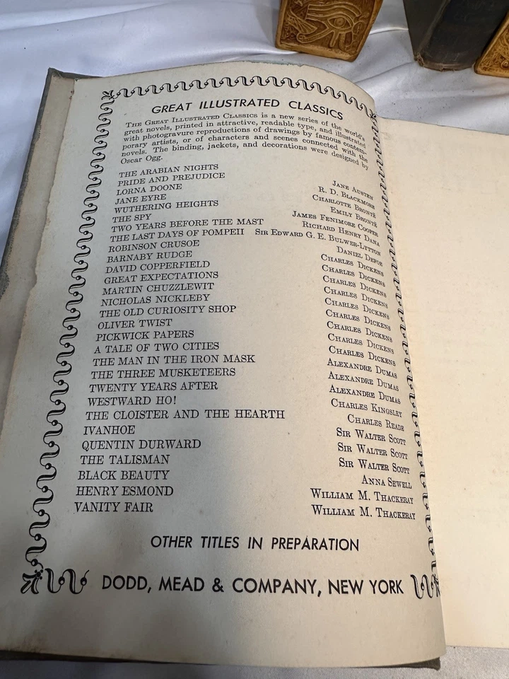 Wuthering Heights Emily / Bronte Days Of Pompeii 1942 Great Illustrated Classics Foto 4 de 4