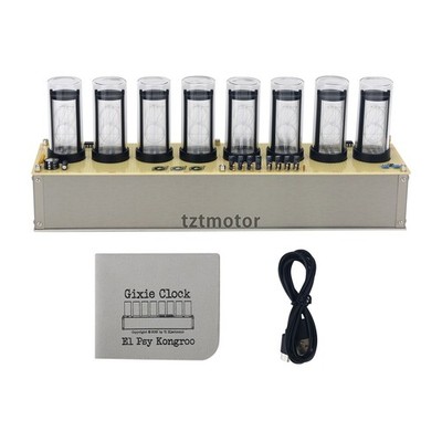 Divergence Meter 2W 5V 1A USB Type-C Nixie Tube Clock Support Networking