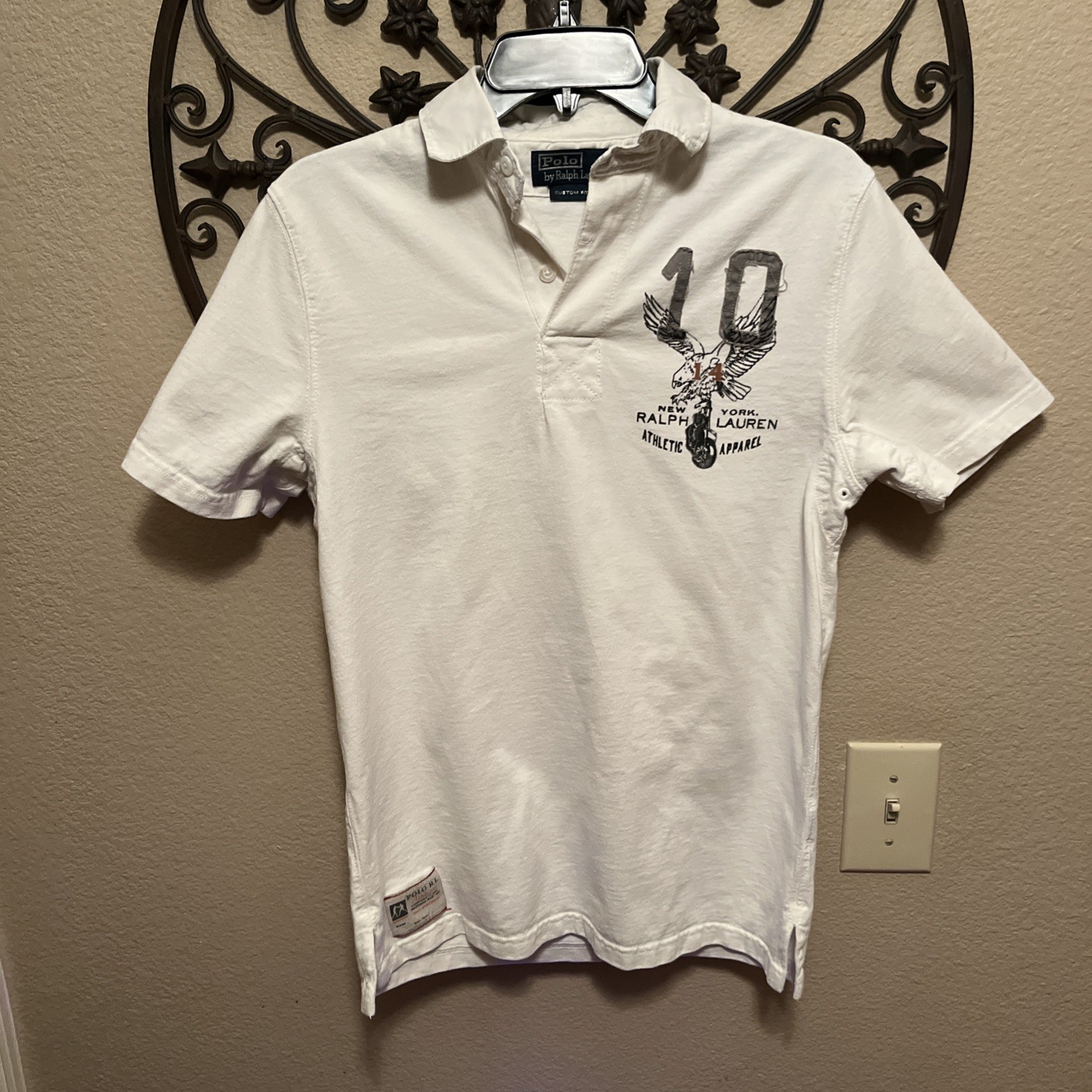 Polo by Ralph Lauren New York Boutique Short Sleeve Athletic Shirt Mens Small