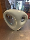 Haeger Gardenhouse Modern Light Blue Ceramic Vase USA Decorative Glossy