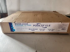 Poolstyle 12x24 Oval Above Ground Winter  Pool Cover (12 YEAR) 