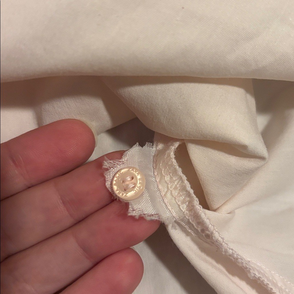 Zara Basic Sleeveless Button Down Y2K Light Pink … - image 7