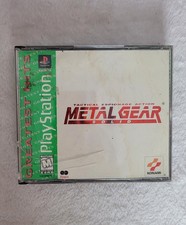 Metal Gear Solid Greatest Hits Sony PlayStation 1, 1999 UNTESTED