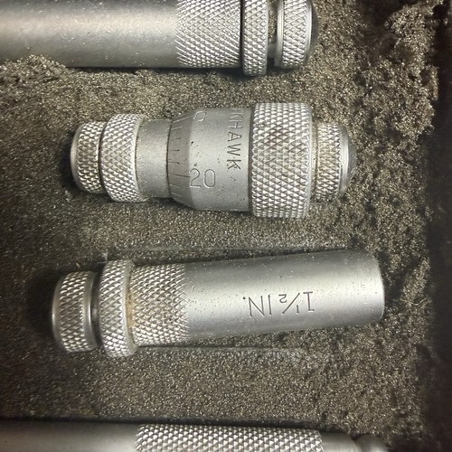Blackhawk Inside Micrometer Set Vintage Machinist Tool w Case USA - Picture 3 of 5