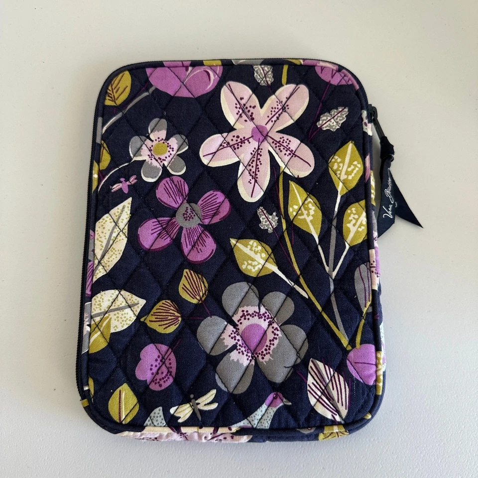 Funda para Tablet Vera Bradley Floral Ruiseñor Lector Electrónico iPad Suave Algodón Estuche Foto 2 de 4