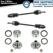 Front CV Axle Shaft Assembly Wheel Hub Bearing Kit Set 4pc for Forester Impreza
